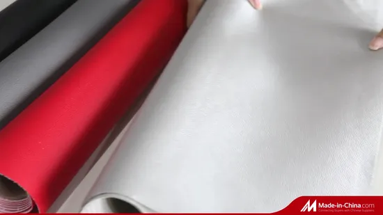 PU PVC Artificial Microfiber Imitation Faux Synthetic Rexine Leather for Car Seat Cover Accessories Furniture Sofa Shoes Material Upholstery Bag and Luggage