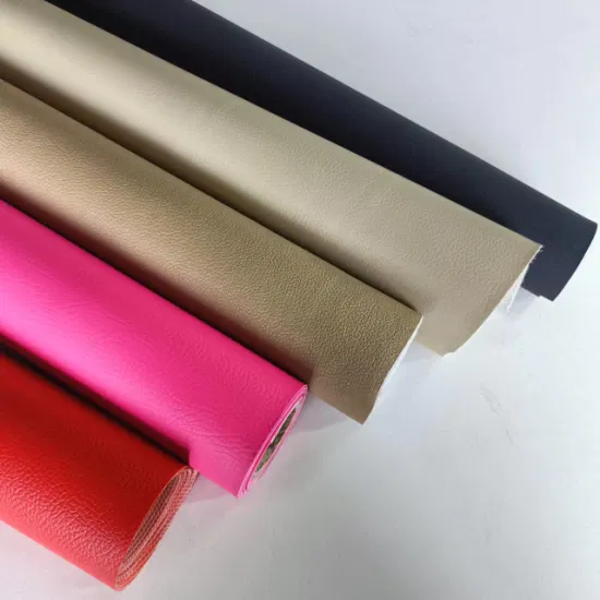 Klassisches Lichi-Design aus PVC-PU-Mikrofaserleder für Taschen und Sofas