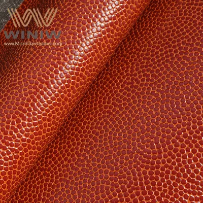 Lieferant von Kunstledermaterialien, kundenspezifischer Großhandel aus Mikrofaser-Basketball-PU-Leder